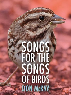 cover image of Songs for the Songs of Birds